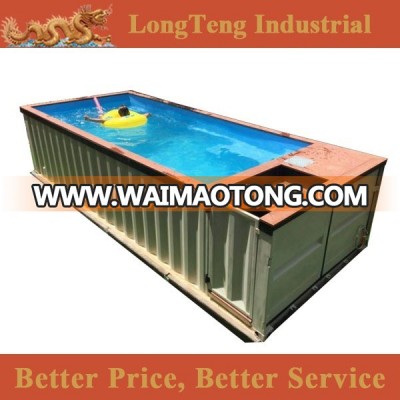 Fiber Glass 20 ft Shipping Container Swimming Pool