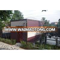 Flat pack modern design overseas custom-made mobile kit container shop