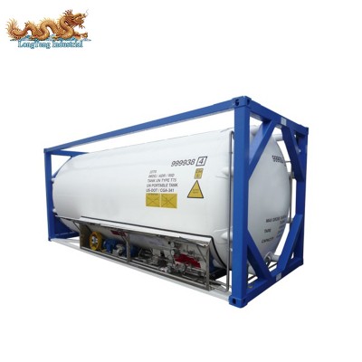 21500 Liters T75 20' LNG Carbon Dioxide CO2 Cryogenic ISO Tank Container