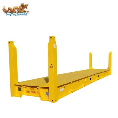 40 tons Payload Heavy Duty Container 40ft Flat Rack