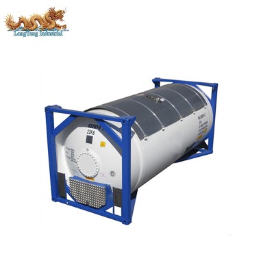 T50 Compressed Liquefied Liquid Gas Butane Chlorine Ammonia Petroleum 20ft LPG ISO Tank Container