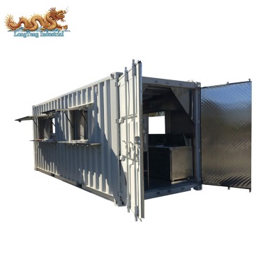 Mobile Commercial Restaurant 10ft Shipping Container Kitchen for Sale